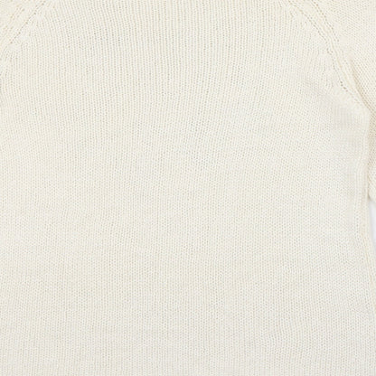 Womens UK Size 16 Roman Ivory Pullover Jumper