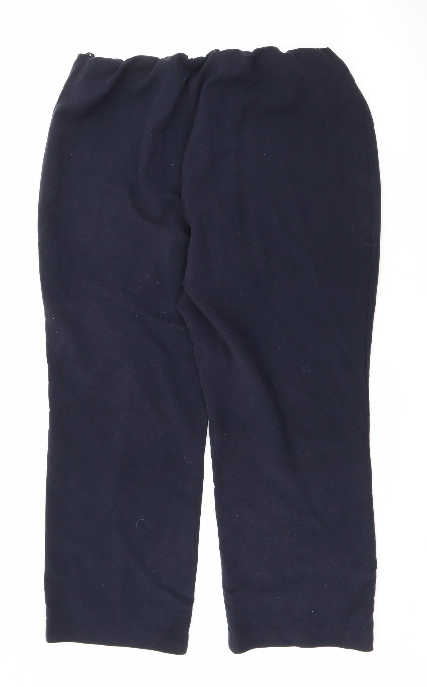 Womens UK Size 18 Preworn Regular Fit  Blue Trousers
