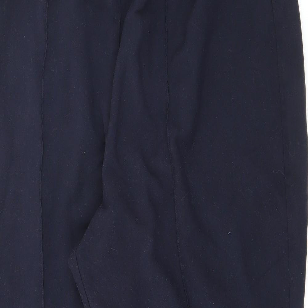 Womens UK Size 18 Preworn Regular Fit  Blue Trousers