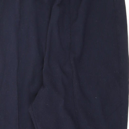 Womens UK Size 18 Preworn Regular Fit  Blue Trousers