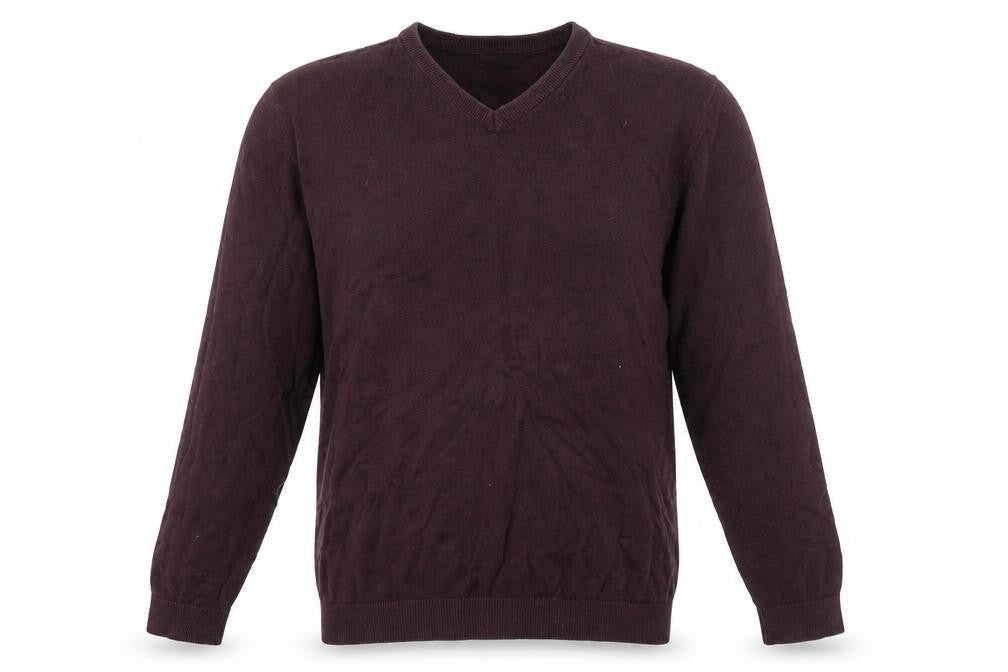 Mens UK Size L M&Co Red Pullover Jumper