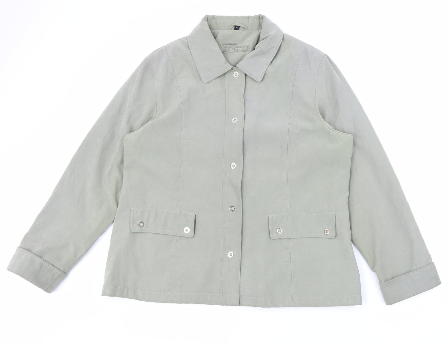 Womens UK Size 18 Finesse Green Jacket