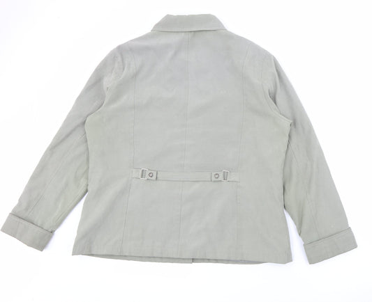 Womens UK Size 18 Finesse Green Jacket