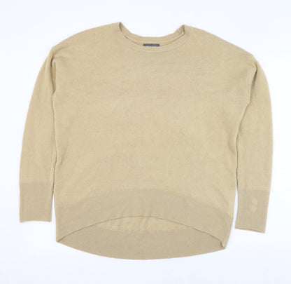 Primark Womens Brown Round Neck  Acrylic Pullover Jumper Size 10