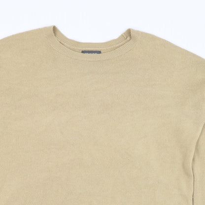 Primark Womens Brown Round Neck  Acrylic Pullover Jumper Size 10