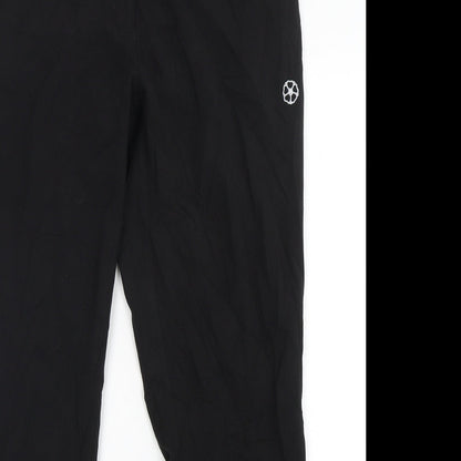 Turtex Womens Black  Polyester Trousers  Size 32 in L30 in Regular Hook & Eye
