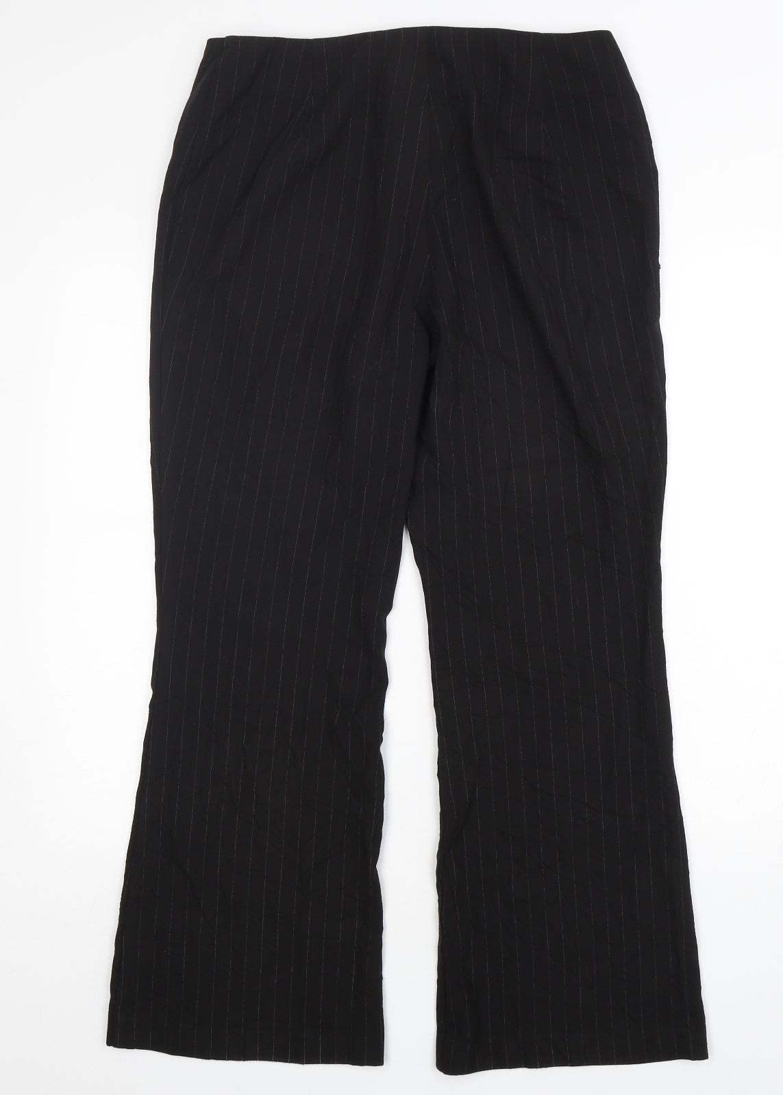 Womens UK Size 14 Marks and Spencer Regular Fit  Black Trousers