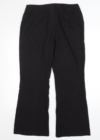 Womens UK Size 14 Marks and Spencer Regular Fit  Black Trousers