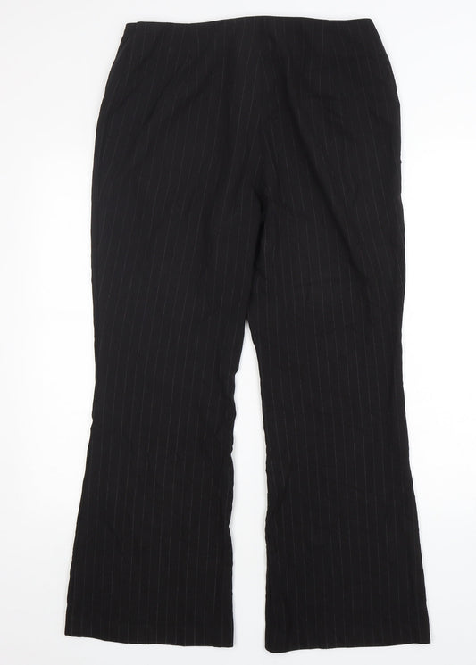 Womens UK Size 14 Marks and Spencer Regular Fit  Black Trousers
