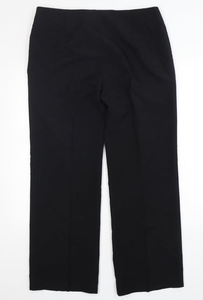 Womens UK Size 36 in Marks and Spencer Regular Fit  Black Trousers