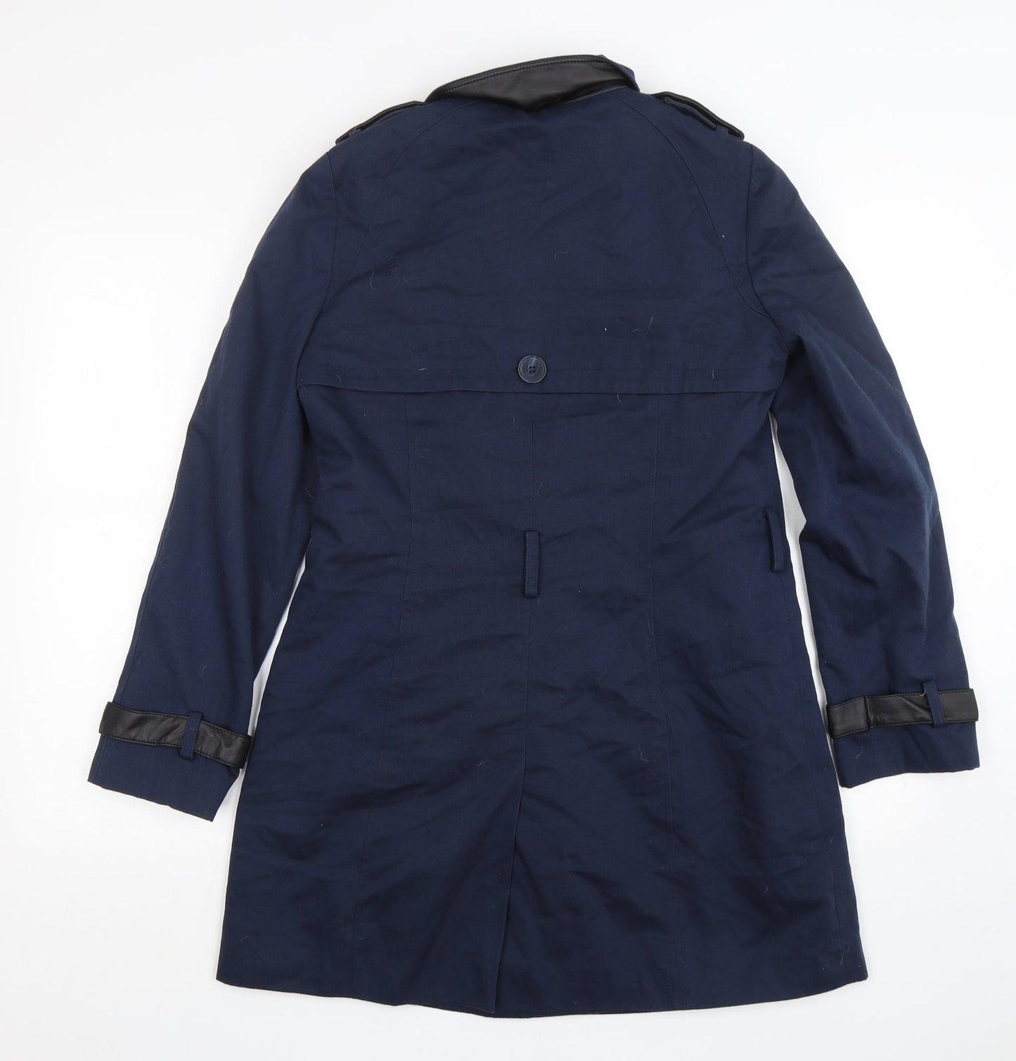 Womens UK Size 10 Atmosphere Blue Overcoat