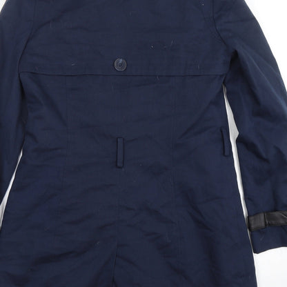 Womens UK Size 10 Atmosphere Blue Overcoat