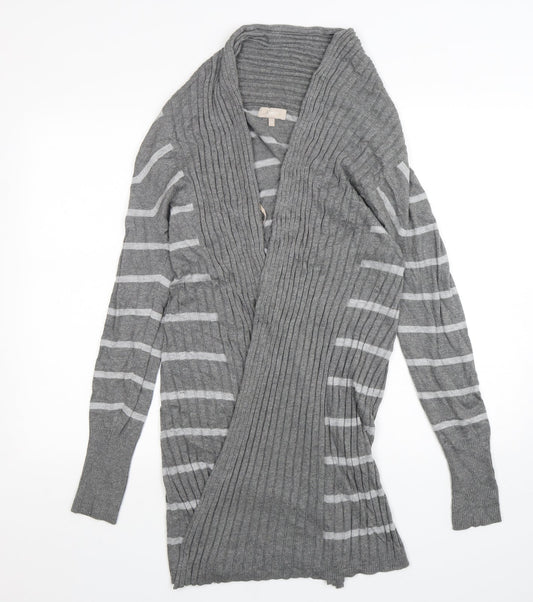 Womens UK Size 12 Soon Grey Cardigan Jumper