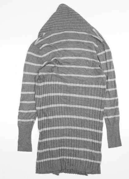 Womens UK Size 12 Soon Grey Cardigan Jumper