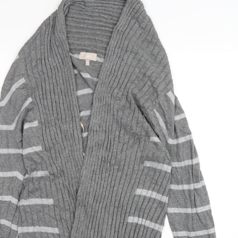 Womens UK Size 12 Soon Grey Cardigan Jumper