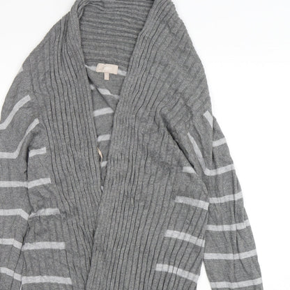 Womens UK Size 12 Soon Grey Cardigan Jumper
