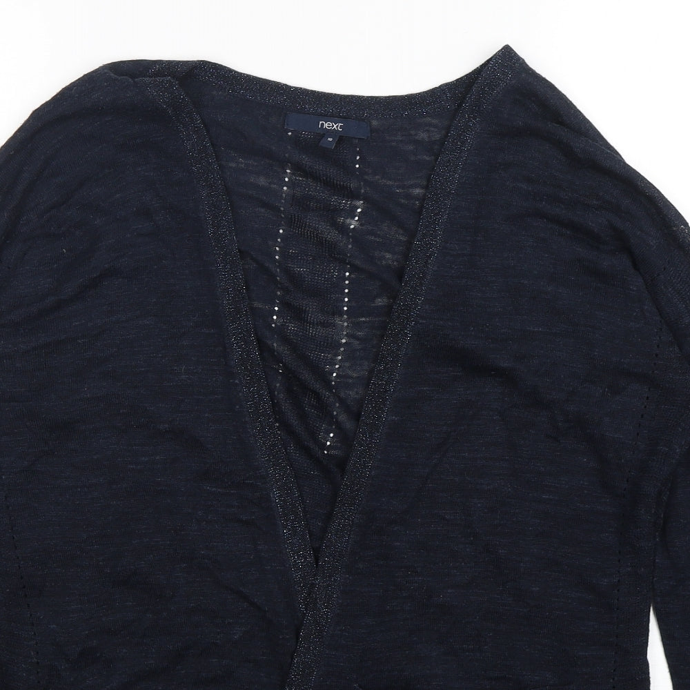 Womens UK Size 10 NEXT Blue Cardigan Jumper