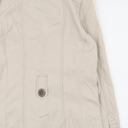 George Womens Beige   Jacket  Size 10  Button