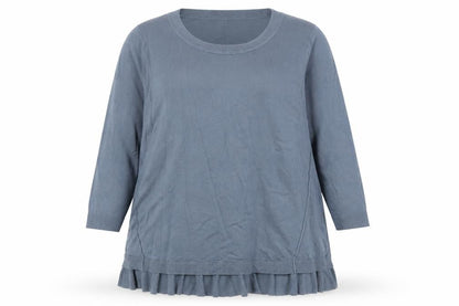 Womens UK Size 16 Peter Hahn Blue Pullover Jumper