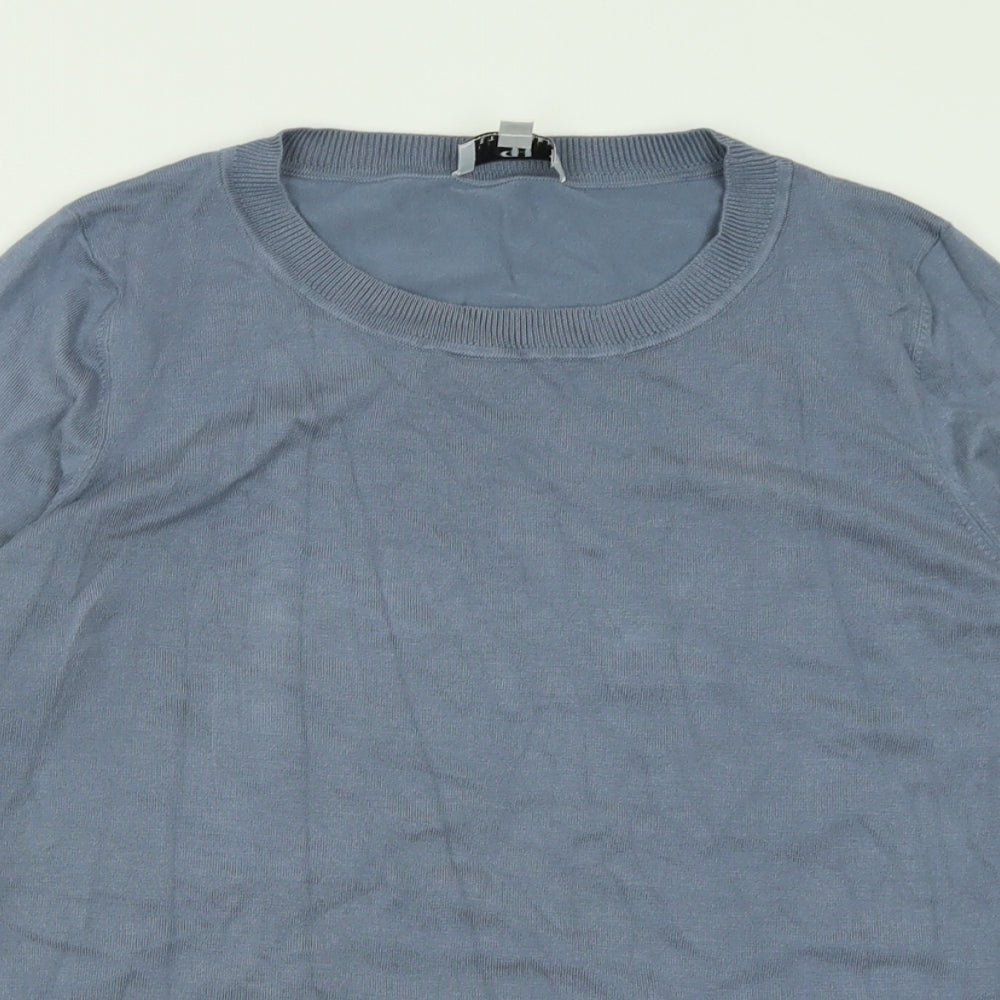 Womens UK Size 16 Peter Hahn Blue Pullover Jumper