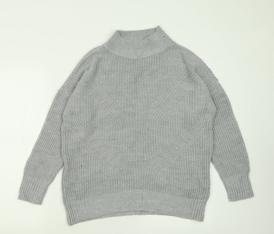 Womens UK Size M Primark Grey Pullover Jumper