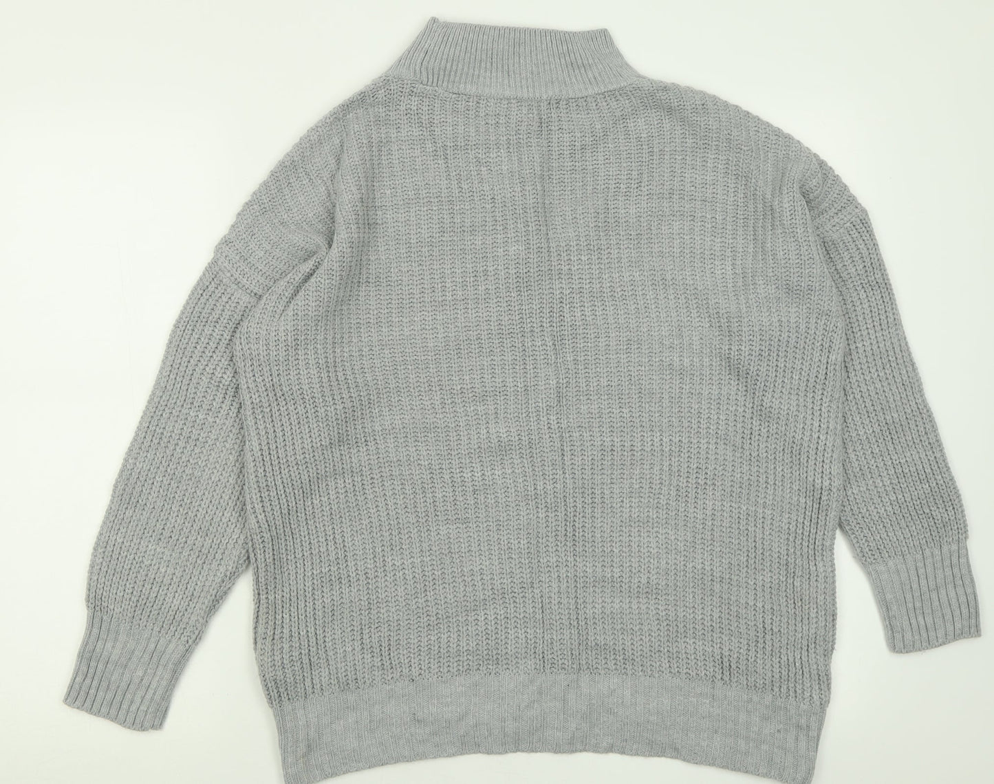 Womens UK Size M Primark Grey Pullover Jumper