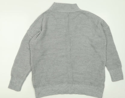 Womens UK Size M Primark Grey Pullover Jumper