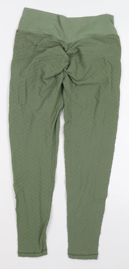 Womens UK Size 28 in Preworn  Carrot Green Leggings