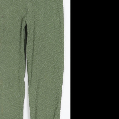Womens UK Size 28 in Preworn  Carrot Green Leggings
