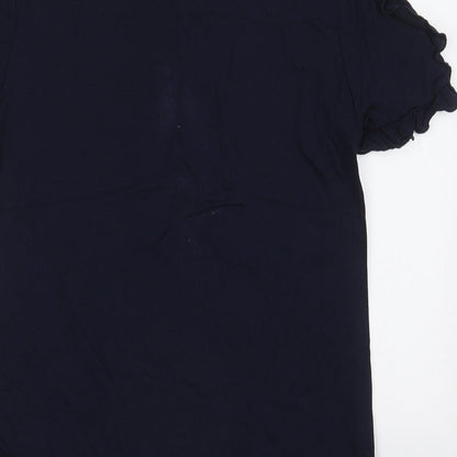 Womens UK Size XS Oasis Blue Basic T-Shirt