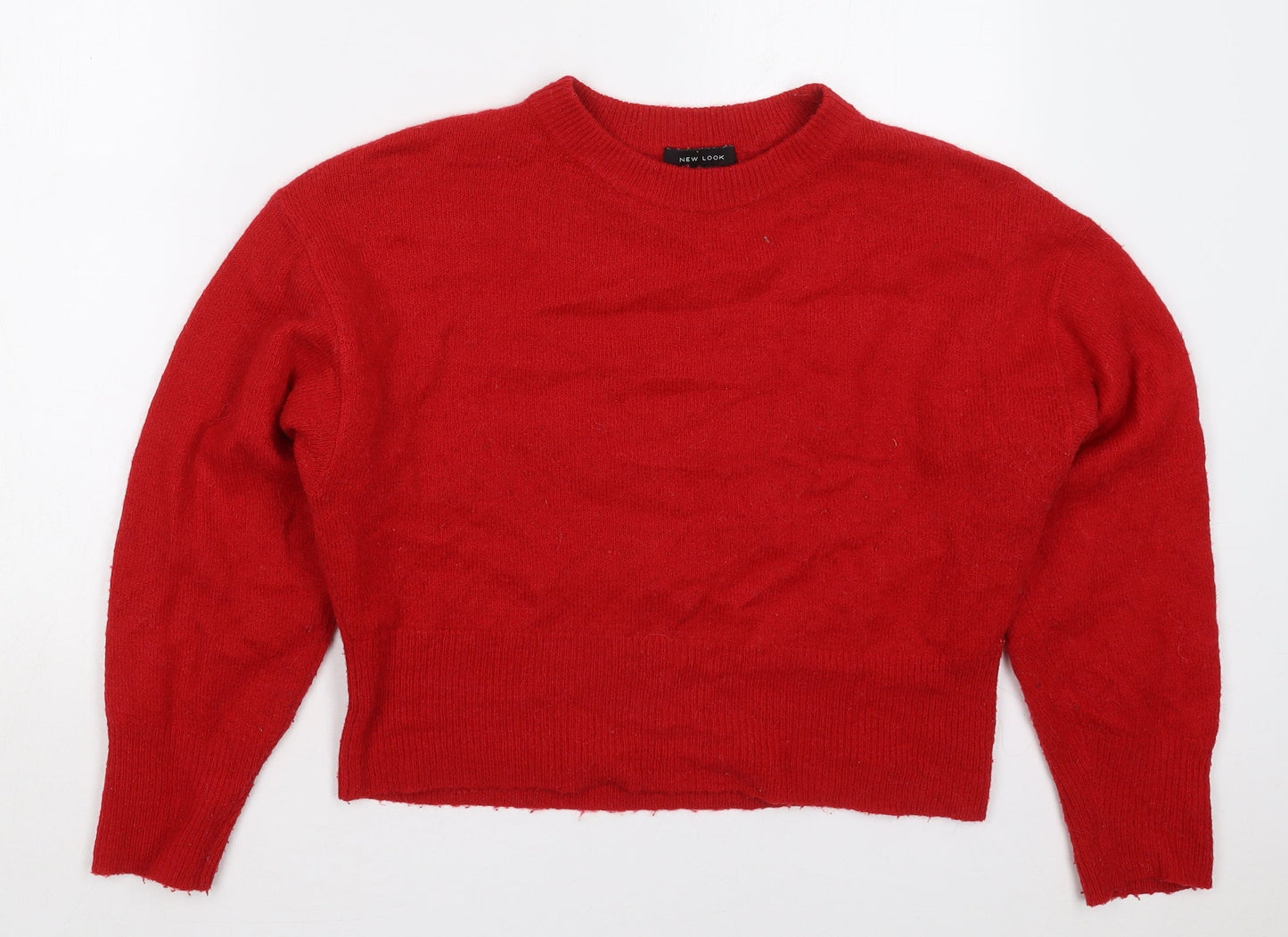 Womens UK Size 10 New Look Red Pullover Jumper
