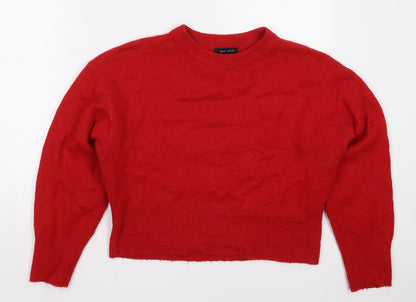 Womens UK Size 10 New Look Red Pullover Jumper