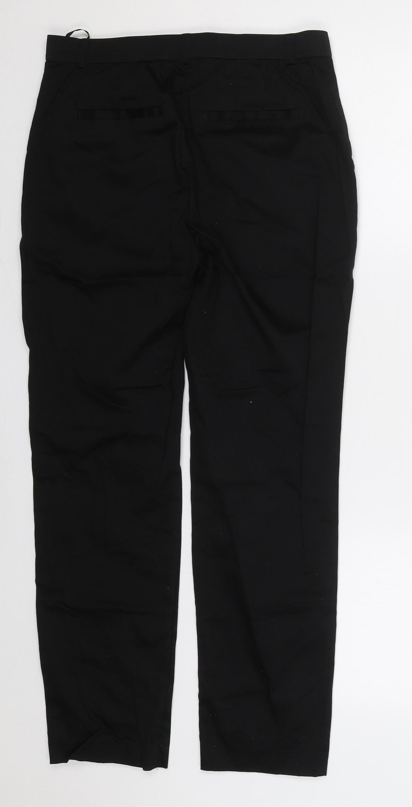 Womens UK Size 10 Dunnes Regular Fit  Black Trousers