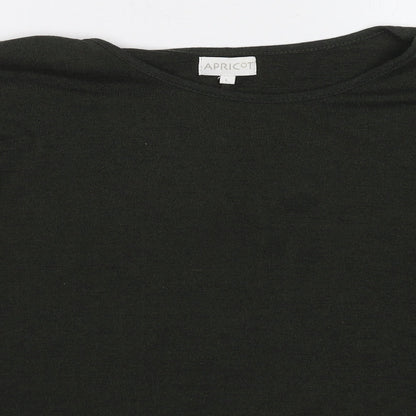 Womens UK Size L Apricot Green Basic T-Shirt
