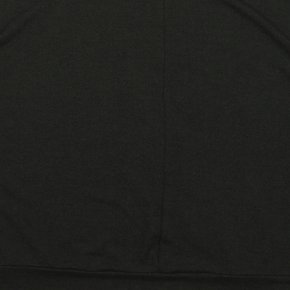 Womens UK Size L Apricot Green Basic T-Shirt