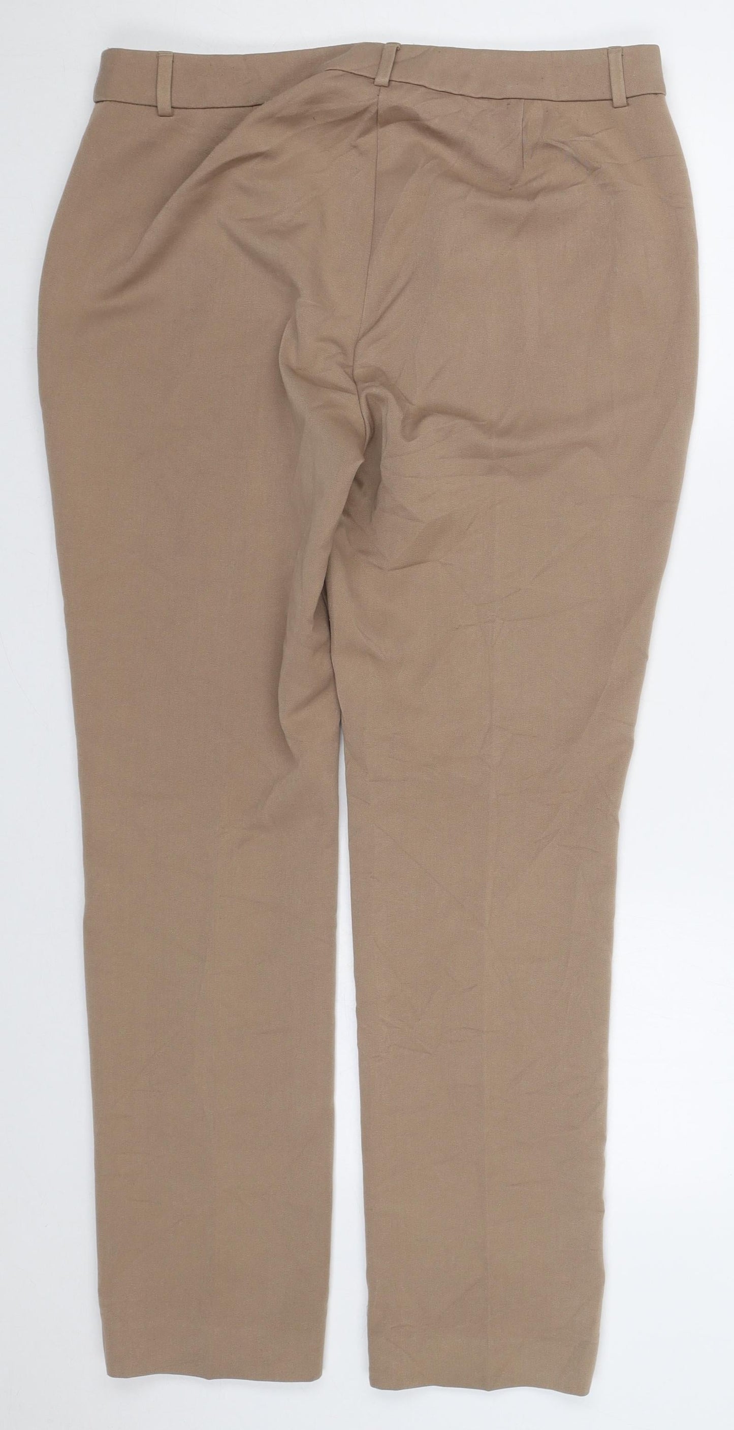 Womens UK Size 34 in Marks and Spencer Regular Fit  Beige Trousers
