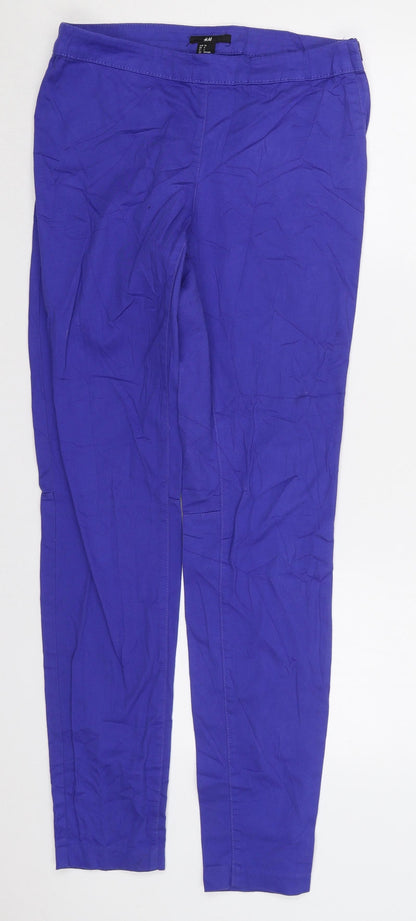 Womens UK Size 8 H&M Regular Fit Jegging Blue Jeans