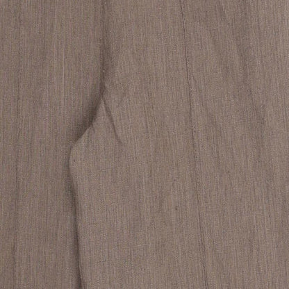 Womens UK Size 12 Marks and Spencer Regular Fit  Brown Trousers