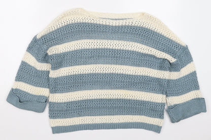 Womens UK Size S NEXT Blue Pullover Jumper
