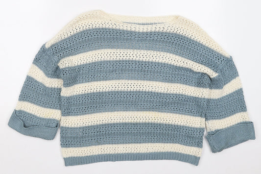 Womens UK Size S NEXT Blue Pullover Jumper