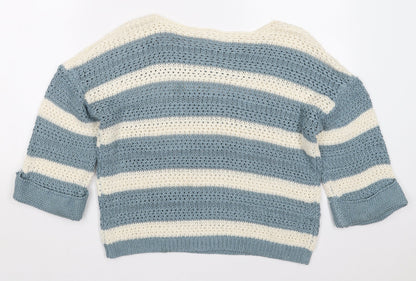 Womens UK Size S NEXT Blue Pullover Jumper