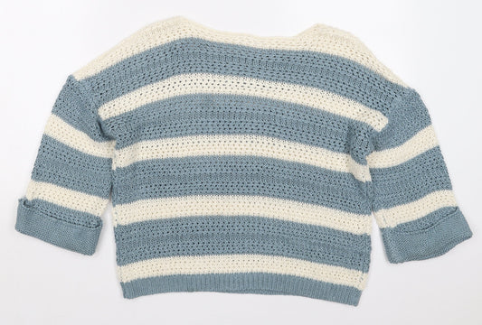 Womens UK Size S NEXT Blue Pullover Jumper