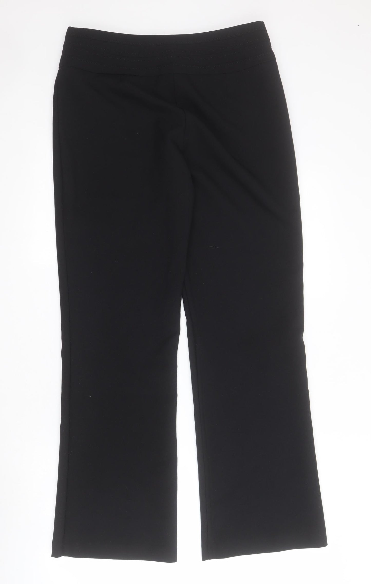 Womens UK Size 8 Evie Regular Fit Carrot Black Trousers
