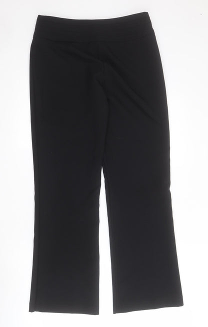 Womens UK Size 8 Evie Regular Fit Carrot Black Trousers