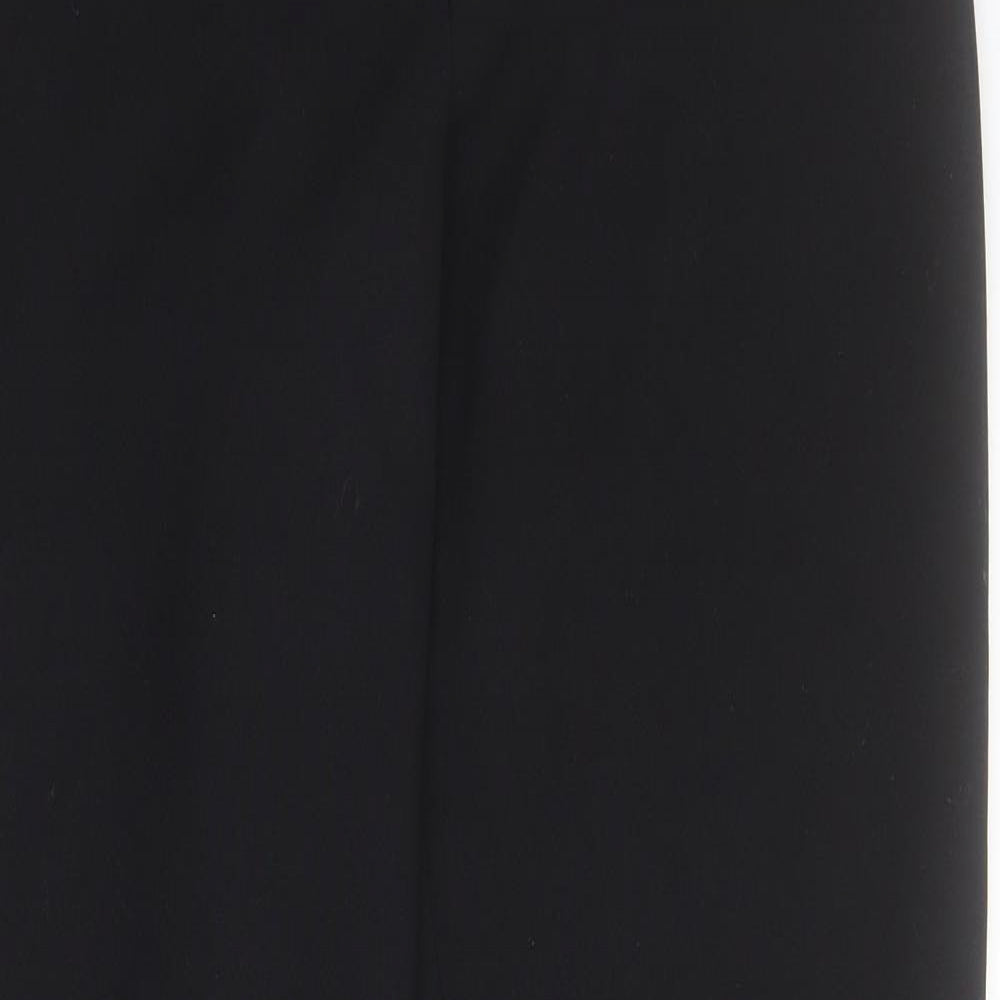 Womens UK Size 8 Evie Regular Fit Carrot Black Trousers