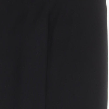 Womens UK Size 8 Evie Regular Fit Carrot Black Trousers