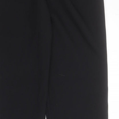 Womens UK Size 8 Evie Regular Fit Carrot Black Trousers