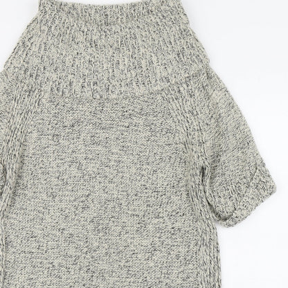 Womens UK Size M New Look Beige Pullover Jumper