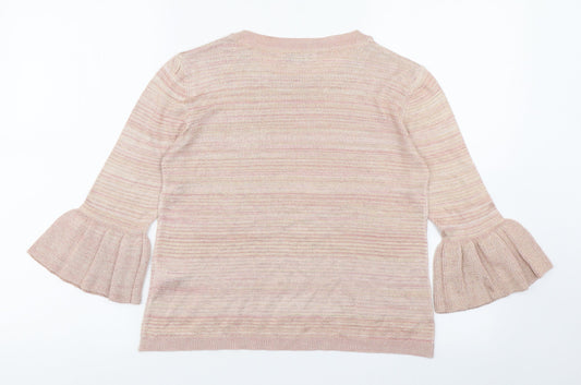 Womens UK Size 8 Per Una Pink Pullover Jumper