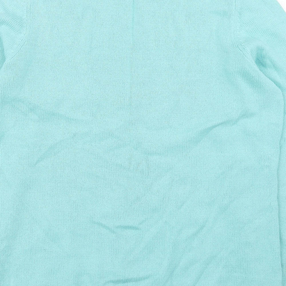 Womens UK Size M Preworn Blue Pullover Jumper